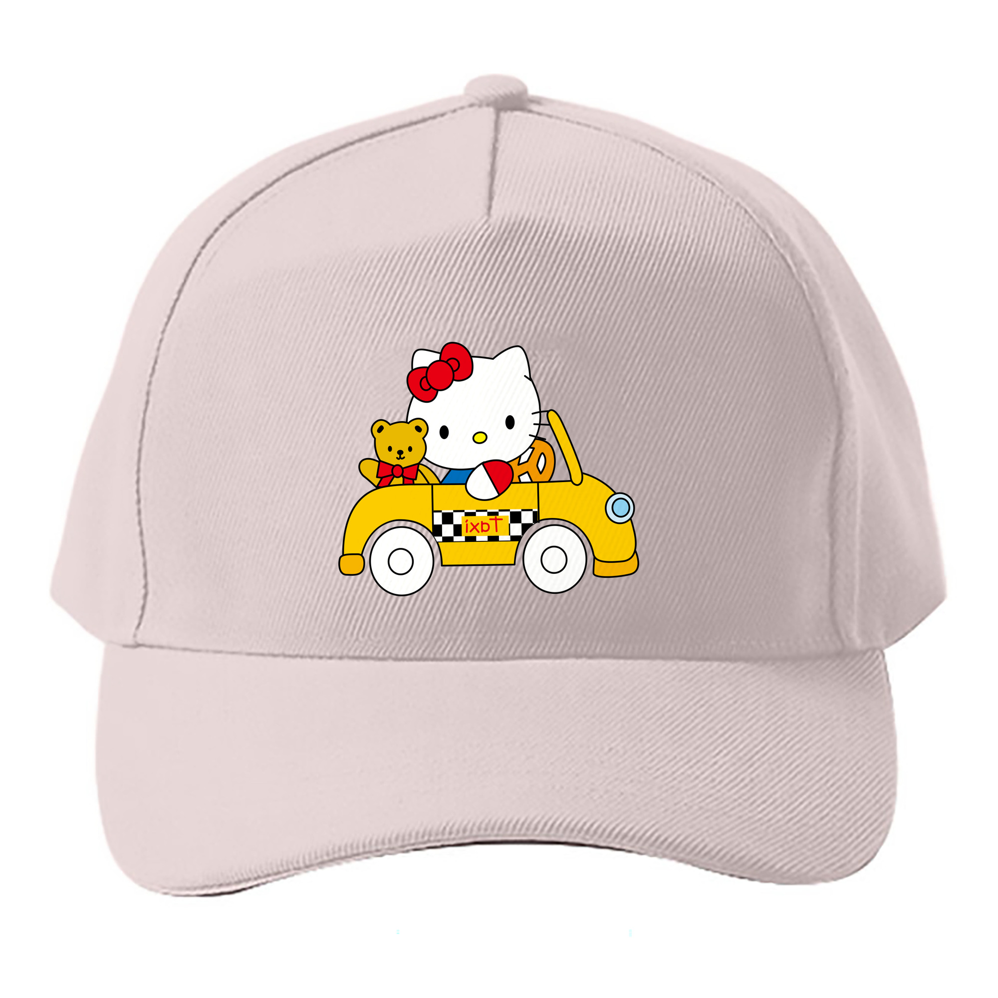 （画像用） Hello Kitty ハローキティ ベースボールキャップ 綿100％ 男女兼用 帽子 スポーツ